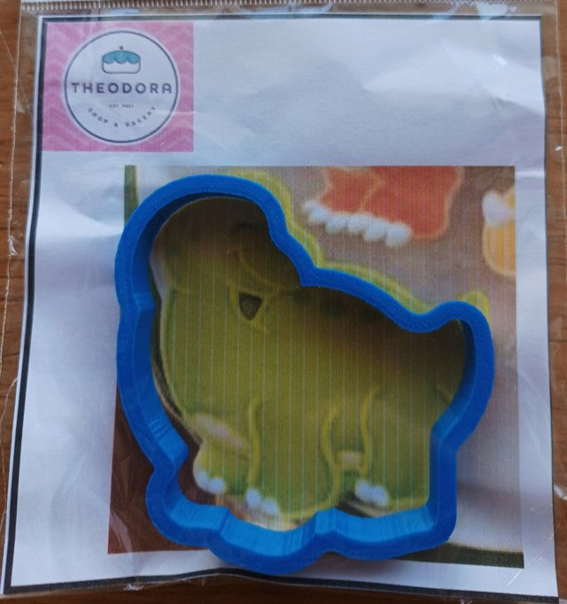 CORTADOR DE GALLETAS DE PLASTICO 10 CM APROX. DINOSAURIO 1
