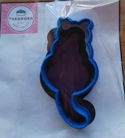 CORTADOR DE GALLETAS DE PLASTICO 10 CM APROX. GATITO 4