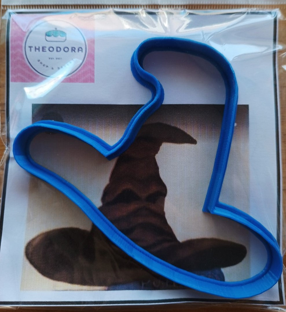 CORTADOR DE GALLETAS DE PLASTICO 10 CM APROX. HARRY POTTER SOMBRERO
