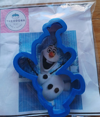 CORTADOR DE GALLETAS DE PLASTICO 10 CM APROX. FROZEN OLAF