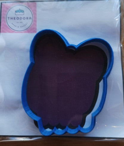 CORTADOR DE GALLETAS DE PLASTICO 10 CM APROX. CALAVERA 21