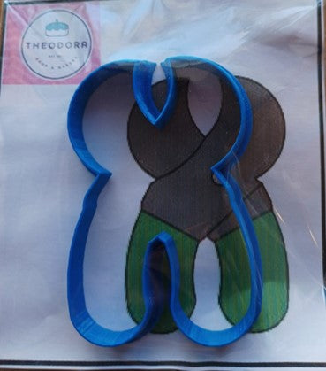 CORTADOR DE GALLETAS DE PLASTICO 10 CM APROX. PINZAS