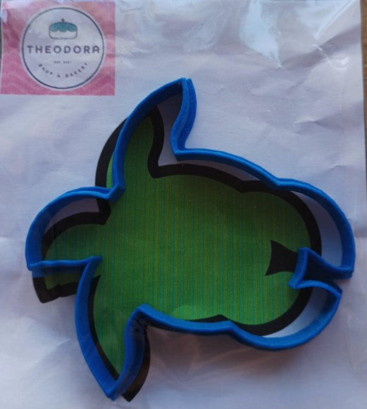 CORTADOR DE GALLETAS DE PLASTICO 10 CM APROX. TORTUGA 1