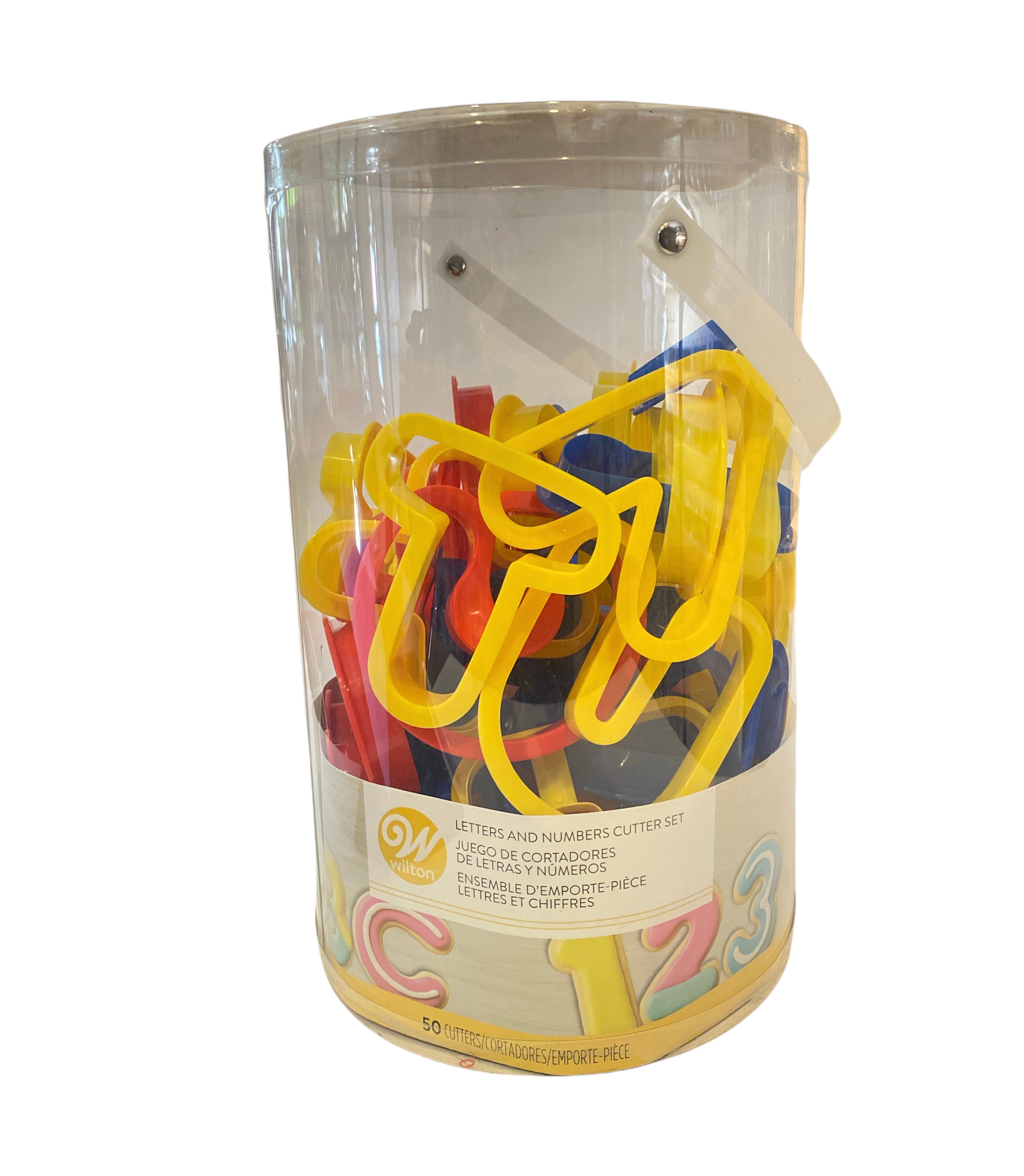 WILTON BOTE CORTADORES LETRAS Y NUMEROS C/50 PIEZAS