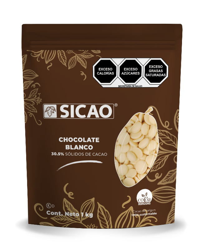 SICAO CHOCOLATE BLANCO 30.5% WAFER 1KG