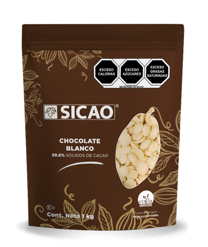 SICAO CHOCOLATE BLANCO 30.5% WAFER 1KG