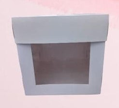 CAJA BLANCA PARA PASTEL ARMABLE 20 x 20 x 20 CM