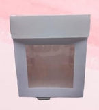 CAJA BLANCA PARA PASTEL ARMABLE 25 x 25 x 25 CM (25 piezas)