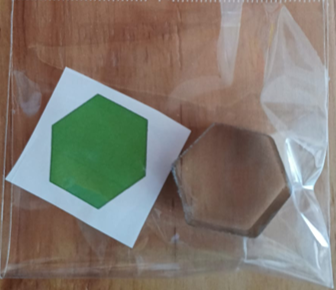 CORTADOR DE GALLETA DE LAMINA SUPER MINI 3CM HEXAGONO