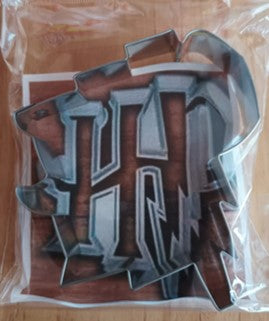 CORTADOR DE GALLETA LAMINA ESTANDAR 10CM HARRY POTTER LOGO