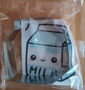 CORTADOR DE GALLETA DE LAMINA MINI 6 CM MINI LECHE