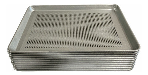CHAROLA PARA HORNEAR ZINTROALUM PERFORADA 35 x 50 CM