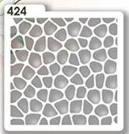 ESTENCILES  CUADRADOS 12 x 12CM - ANIMALPRINT