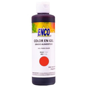 ENCO COLOR GEL ROJO 250G
