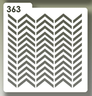 ESTENCILES  CUADRADOS 12 x 12CM - FLECHAS