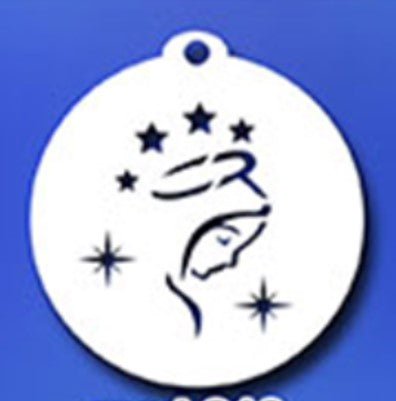 ESTENCILES CIRCULARES 7CM - VIRGEN