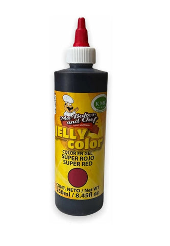 MA BAKER & CHEF JELLY COLOR 250ML SUPER ROJO
