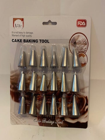 JUEGO DE DUYAS PARA REPOSTERIA CHICAS (18 PIEZAS)