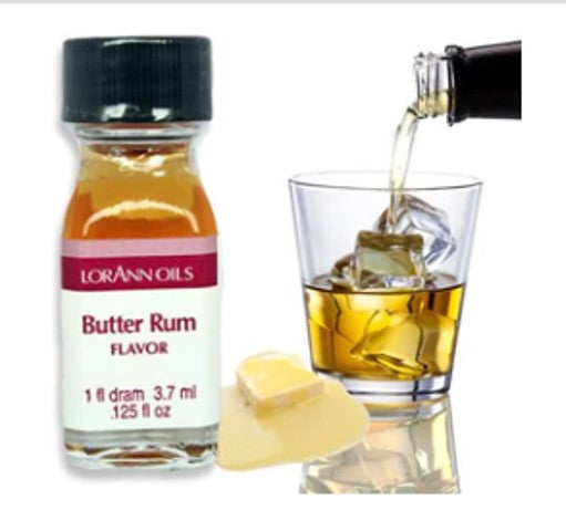 LORANN OILS ESENCIA 3.7 ML MANTEQUILLA AL RON (BUTTER RUM)