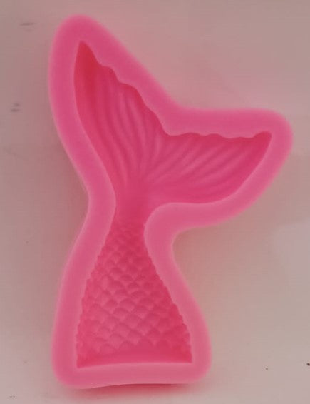 MOLDE DE SILICON PARA FONDANT COLA DE SIRENA GRANDE