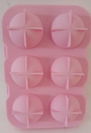 MOLDE DE SILICON CAKE POP 6 CAVIDADES