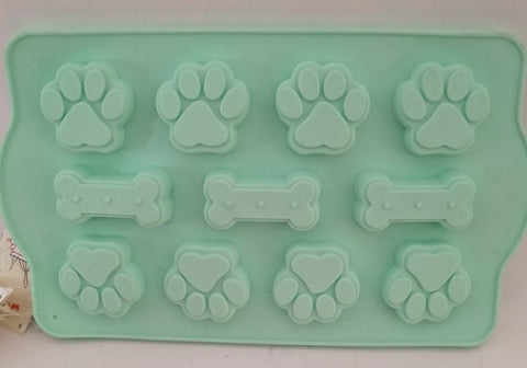 MOLDE DE SILICON PATITAS Y HUESOS