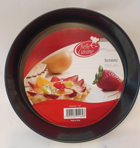 MOLDE ANTIADHERENTE PARA QUICHE O TARTALETA  28.4 x 5 CM