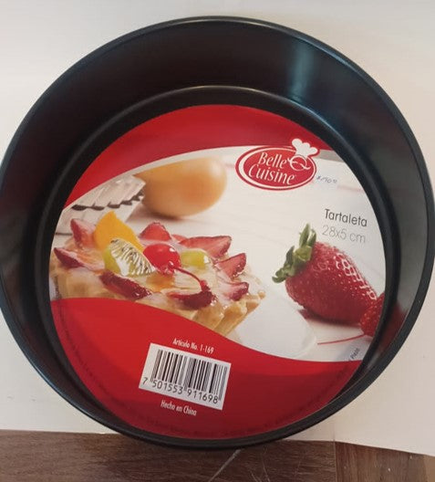 MOLDE ANTIADHERENTE PARA QUICHE O TARTALETA  28.4 x 5 CM