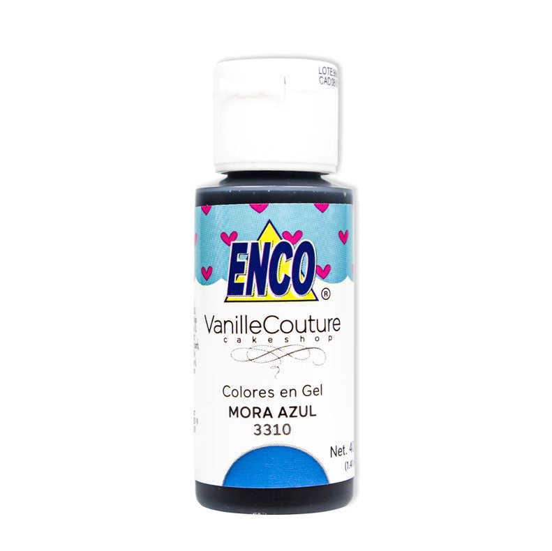 ENCO COLORES EN GEL 40G MORA AZUL