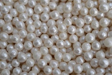PERLA MATE MEDIANA 6 MM BLANCA 100G
