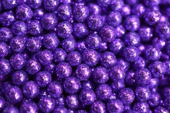PERLA DIAMANTADA MEDIANA 6 MM MORADA 100G