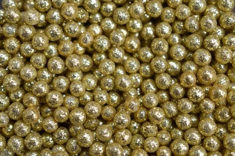 PERLA DIAMANTADA MINI 2 MM DORADA 100G