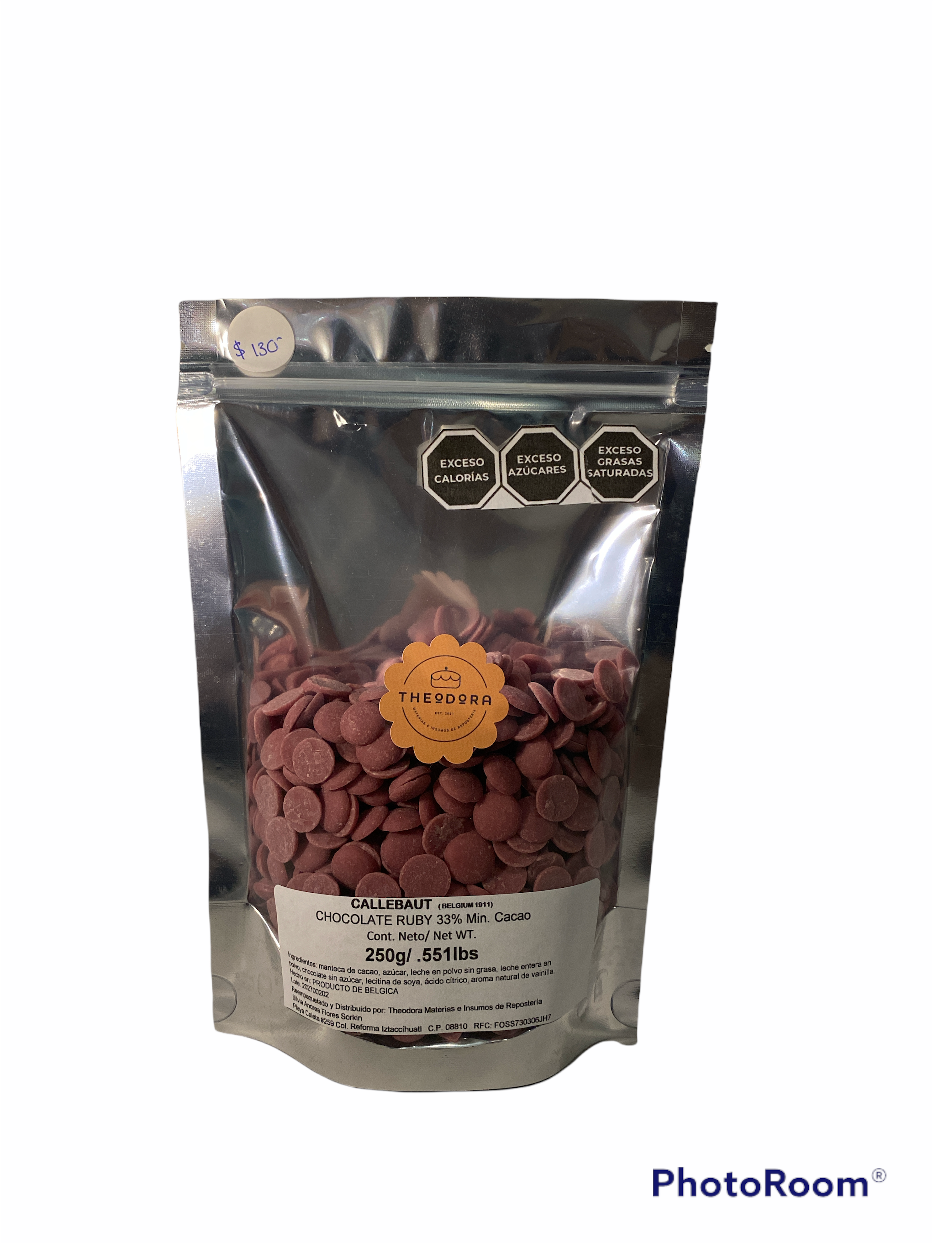 CALLEBAUT CHOCOLATE RUBY 250G