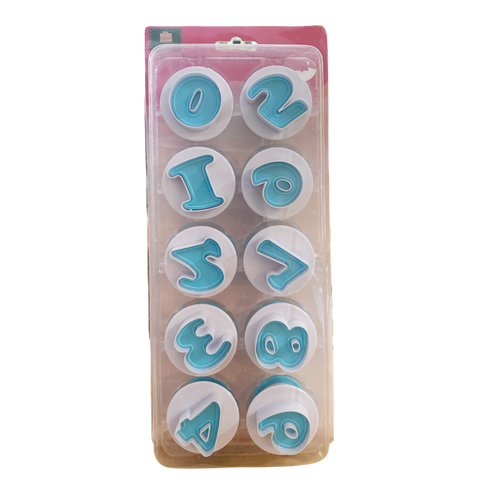 JUEGO DE NUMEROS FONDANT (VERDES GRANDES)