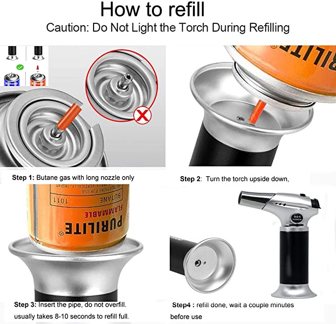 SOPLETE PROFESIONAL PARA COCINA DE GAS BUTANO TORCH