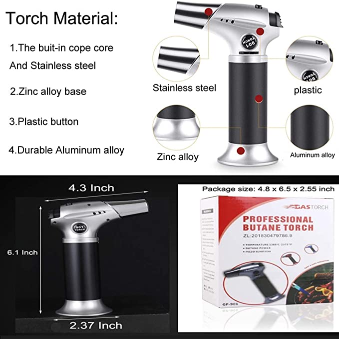 SOPLETE PROFESIONAL PARA COCINA DE GAS BUTANO TORCH