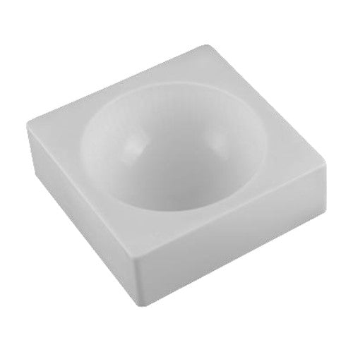 MOLDE DE SILICON BLANCO ESFERA GRANDE (15.5 X 7.5 CM)