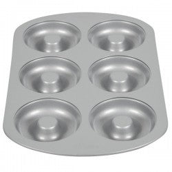 WILTON MOLDE DE ALUMINIO PARA DONA 6 CAVIDADES