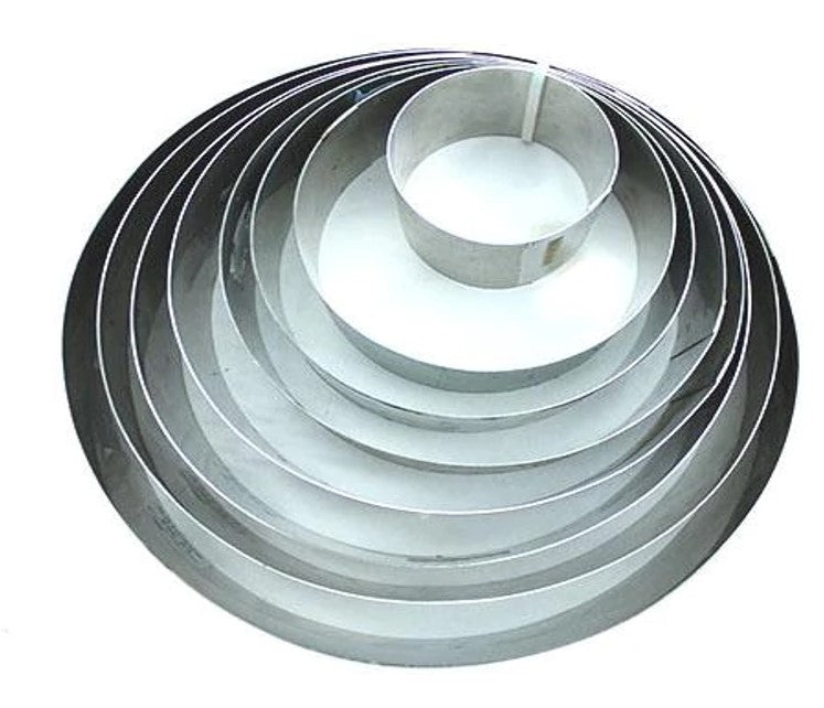 ARO REDONDO DE ACERO INOXIDABLE 16 x 7.5 CM