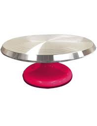 BASE GIRATORIA PARA PASTEL DE METAL 30 CM